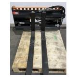 2025 Wolverine 4' Fork Skid Steer Attachment PFA-1
