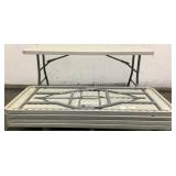 (5 X Bid) National Public Seating 5' Folding Table