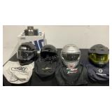 (4) Assorted Riding Helmets