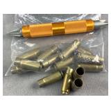 (14) Shells 458 SOCOM & Chamfer/Deburring Tool