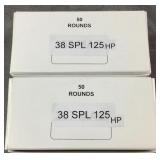 (100) Rnds Reloaded 38 SPECIAL Ammo