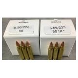 (40) Rnds Assorted Reloaded 5.56/.223 Ammo