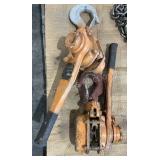 (2) Harrington 6 Ton Ratcheting Chain Hoists