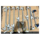 (8) 3M Assorted Sliding Beam Anchors