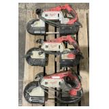 (3) Milwaukee Portable Bandsaws