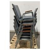 (11) Stackable Chairs