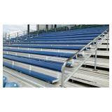 (9) 27' 3' Aluminum Stadium Benches