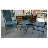 4' Folding Table & Folding Chairs