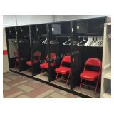 Away Team Lockers & Folding Chairs