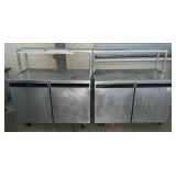 (2) Delfield Refrigerated Prep Stations