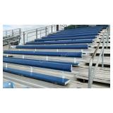 (9) 15' 4' Aluminum Stadium Benches