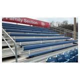 (6) 21' 2' Aluminum Stadium Benches