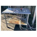 Rolling Stainless Steel Table w/ Pumps