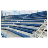 (8) 12' 2' Aluminum Stadium Benches
