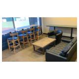Sofa, Chairs, Bar Tables & Coffee Table