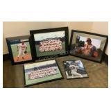(5) Framed Lookouts Memorabilia