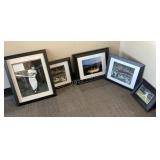 (5) Framed Lookouts Memorabilia