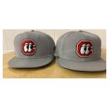 (6) Player Worn Lookouts Hats w/o Names