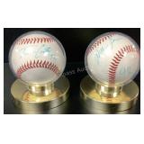 (2) Signed Baseballs