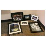 (6) Framed Lookouts Memorabilia