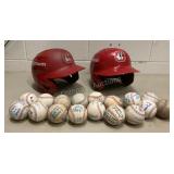 Lookouts Helmets & Baseballs