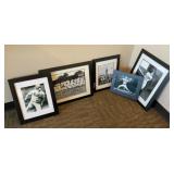 (5) Framed Lookouts Memorabilia