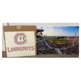 Lookouts Door Decals & Stadium Photo