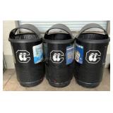 (3) Lookouts Outdoor Trash Receptacles