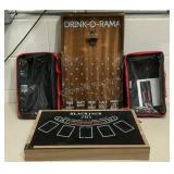 Mini BlackJack, Bottle Cap Plinko, Cases
