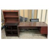 Sofa, Desk, Shelves & Chair