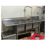 Eagle Group Stainless Steel 3-Bay Sink