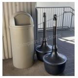 Trash Can and Smoker Recepticals