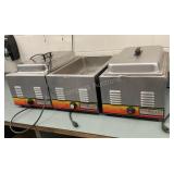 (3) Eagle Group Countertop Food Pan Warmer/Cooker