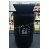 Lookouts Outdoor Metal Trash Receptacle