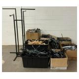 4 Way Clothing Rack With Hangers