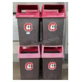 (8) Outdoor Trash Cans