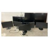 (7) TV's & Monitors