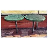 (2) Outdoor Round High Top Tables