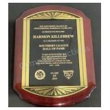 "Southern League HOF" Plaque Harmon Killebrew