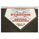 Ground Breaking Home Plate Wall Display Lookouts