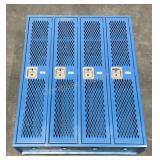 4 Door Metal Locker Unit