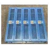 5 Door Metal Locker Unit