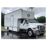 2007 Ford F-650 SD Crew Cab Box Truck 4X2