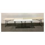 (3) Assorted Folding Tables