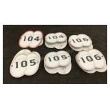Lookouts Seat Row Numbers