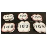 Lookouts Seat Row Numbers