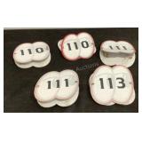 Lookouts Seat Row Numbers
