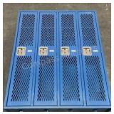 4 Door Metal Locker Unit