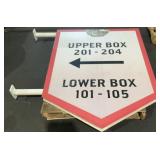 Lookouts Metal Seat Location Signs