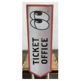 Lookouts Metal Ticket Office Sign